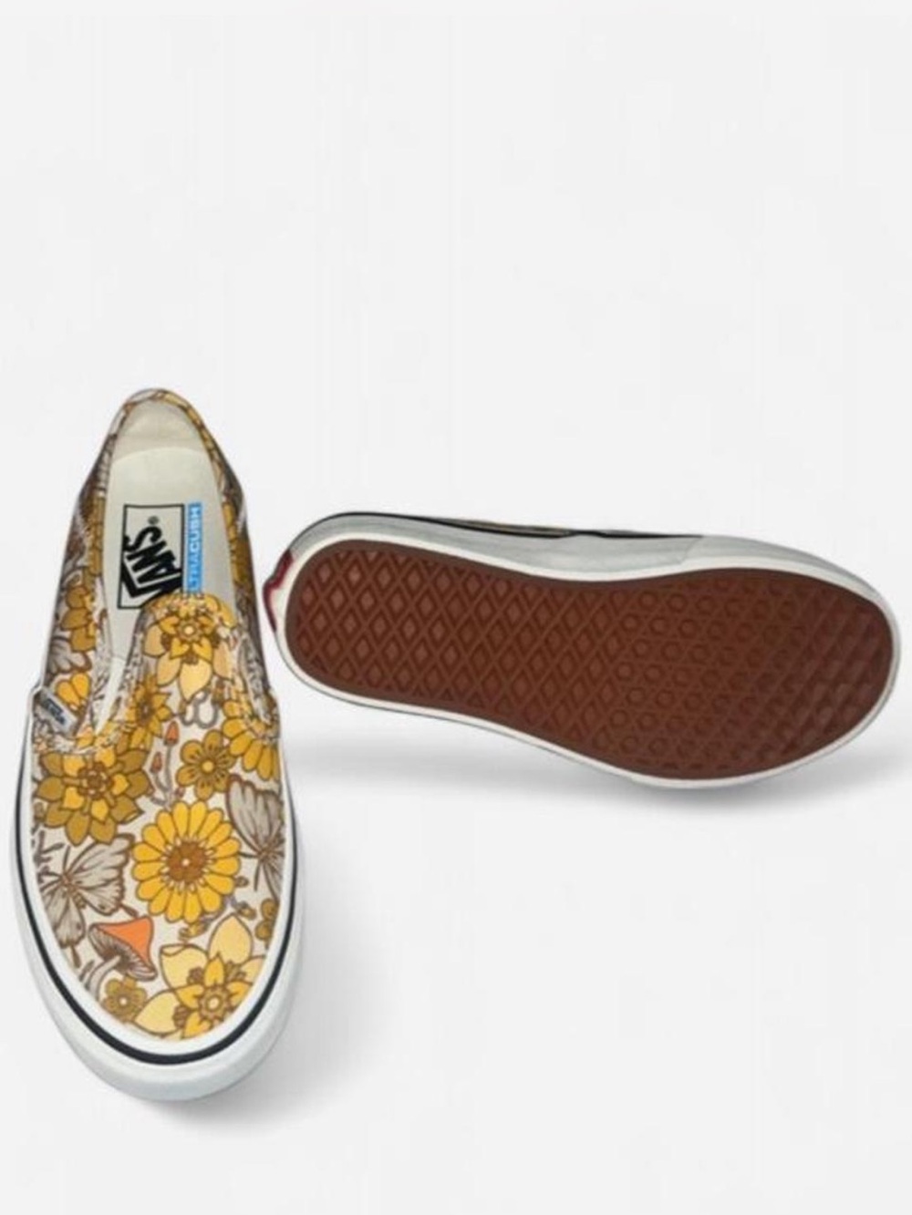 Vans Slip-On Sneakers - Yellow Floral Canvas - Picture 2 of 4
